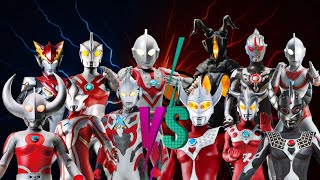 ウルトラマンX対ウルトラマンタロウ。メビウス対レオ。ゾフィー対