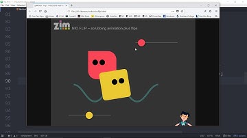 ZIM Bubbling: 77. NIO - Change Animation Speed - #HTML #Canvas #JavaScript, #CreateJS, #ZIMjs