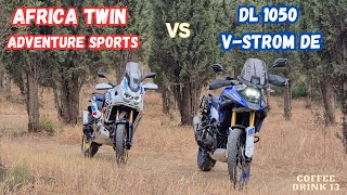 HONDA CRF 1100L Africa Twin Adventure Sports VS SUZUKI DL1050 V-strom DE review ΠΑΡΟΥΣΙΑΣΗ