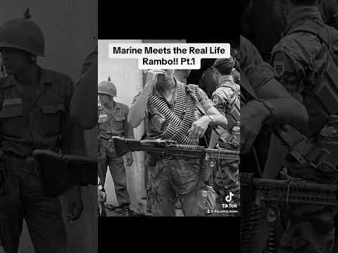 Marine meets real life Rambo #military #marines #militaryservice #army #specialforces #navyseals