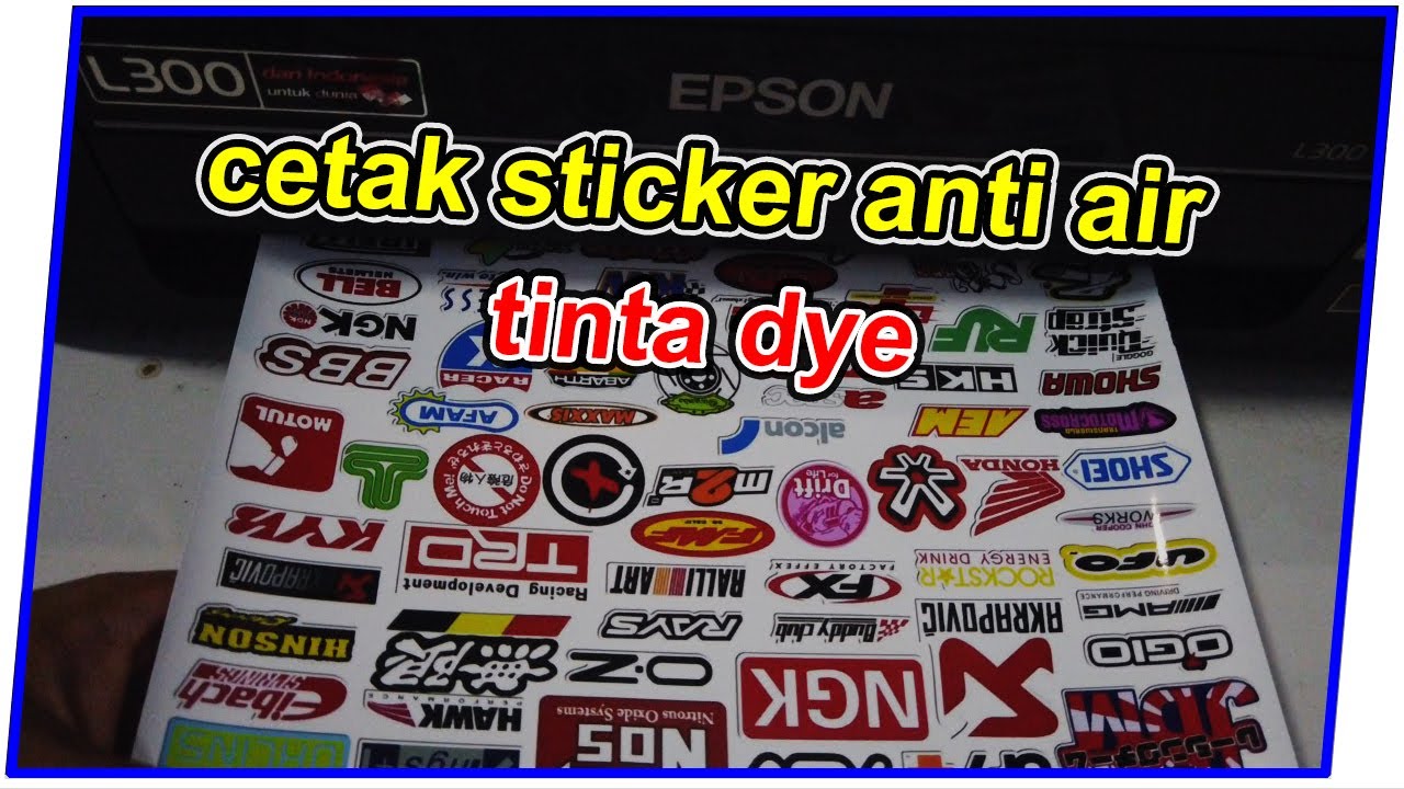 Ide Usaha, Cetak Stiker Custom (pakai Printer Rumahan)