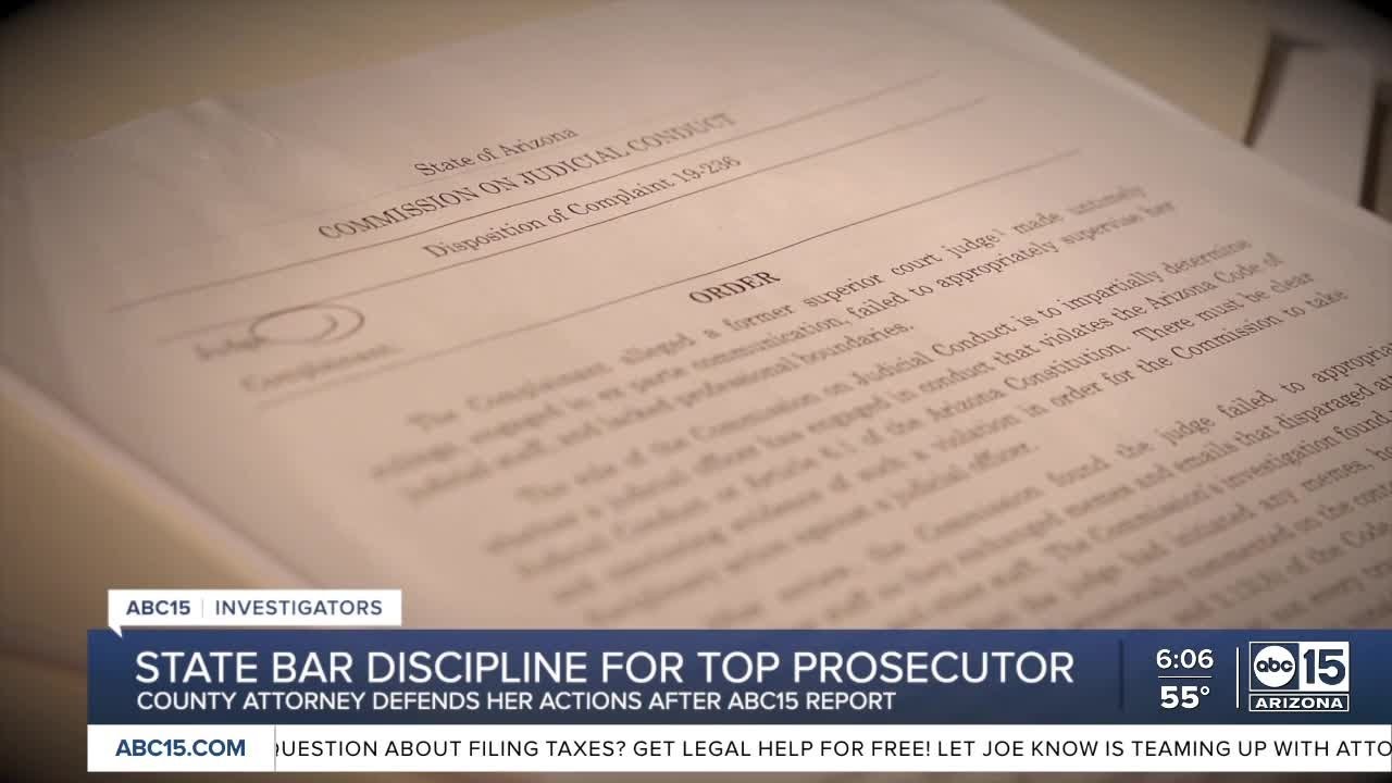 State bar discipline for top prosecutor YouTube