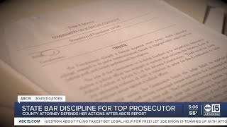 State bar discipline for top prosecutor