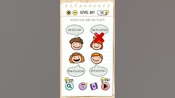 Brain Test Level 307 which one tells the truth.