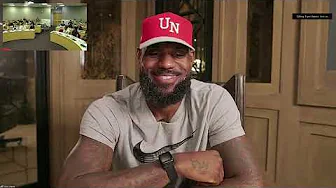 LeBron James Joins Students at Ohio State