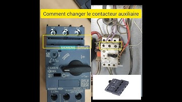 Comment remplacer le contact 3RV2901-1E  sur le contacteur  3RV2021 1GA10