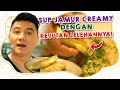 SUP JAMUR CREAMY DENGAN KEJUTAN LELEHANNYA!