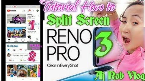 How To Split Screen On OPPO RENO 3 #TutorialToSplitScreenWindow