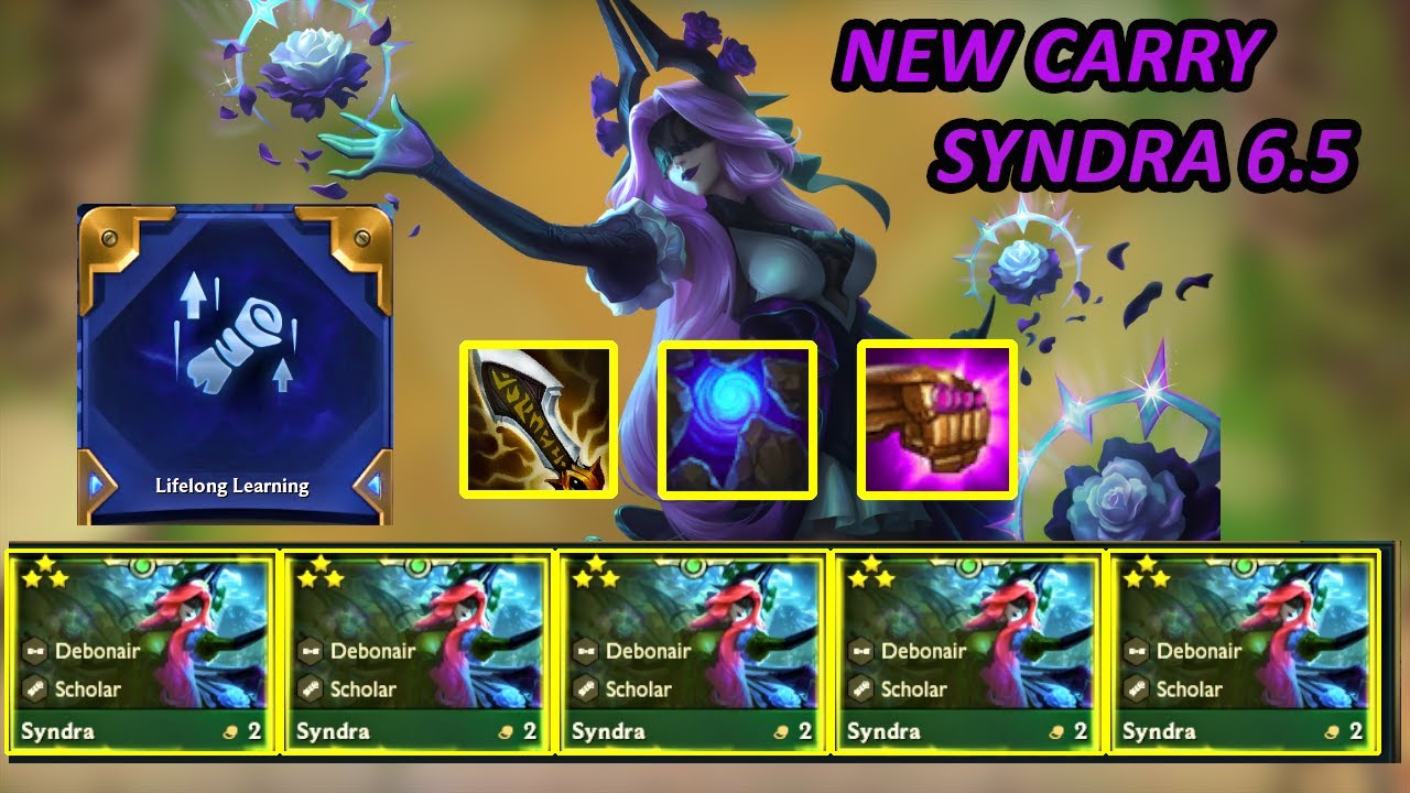 3 star Syndra TFT set 6.5 ?⭐⭐⭐| DTCL Mùa 6.5 | reroll TFT