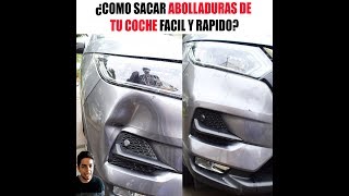 El truco viral para quitar abolladuras del coche en minutos: ¿sirve  realmente?