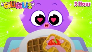 Let's Make a Waffle  | Let's Break Eggs! Funny Songs with Giligilis  Kids Songs & Nursery Rhymes
