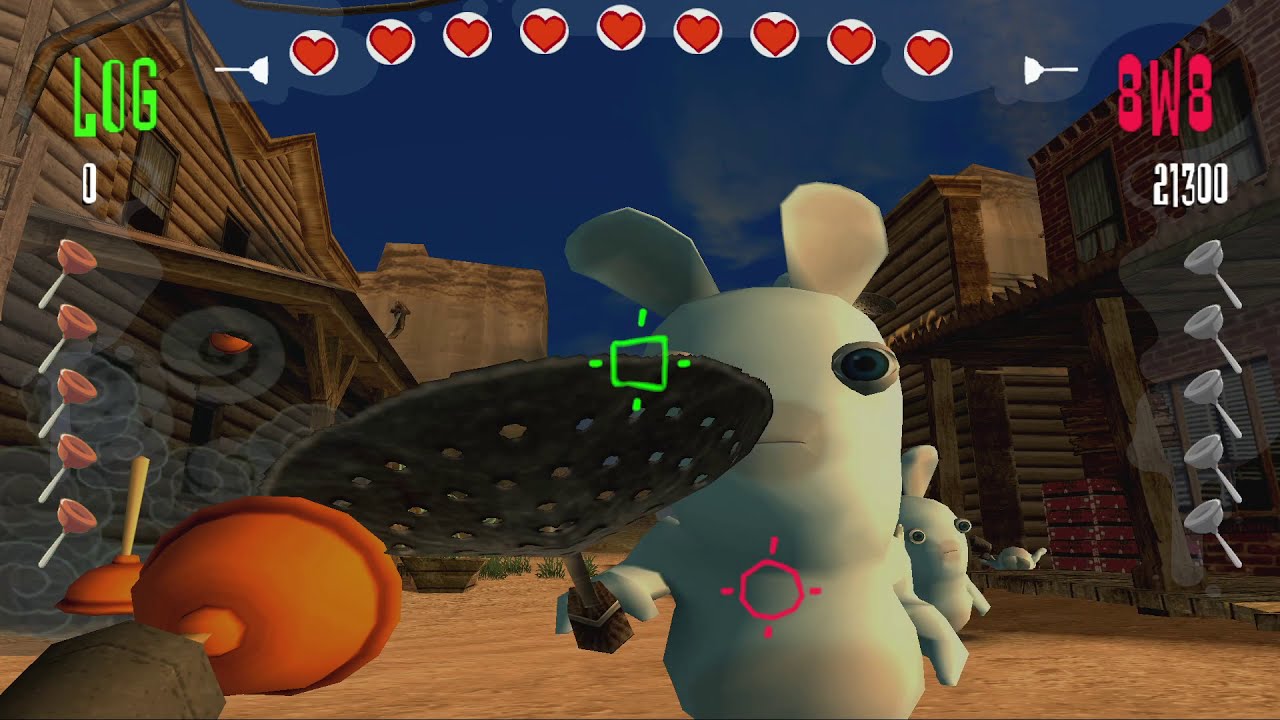 Rayman Raving Rabbids (Multiplayer (by myself)) ~ Day 4 (My Way) - YouTube