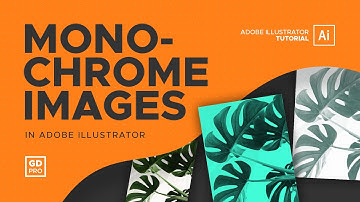 Easy Monochrome Images • Adobe Illustrator Tutorial