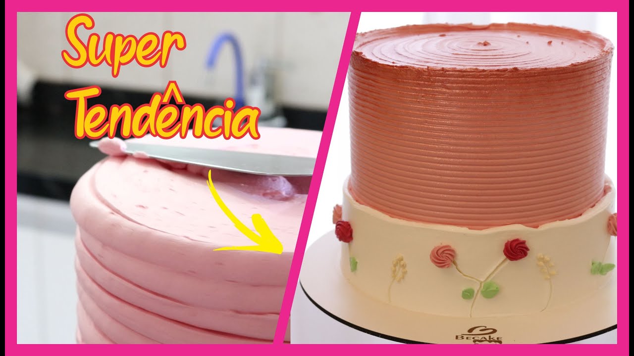 ESSA DECORAÇÃO FICOU MARAVILHOSA!!! ESTÁ EM ALTA | BOLO CHANTININHO - Rebeca Poll