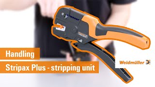 Handling | Stripax Plus replacing the stripping unit