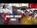 Italian Reaction To 🇹🇷 Amazing Turkish Dance - Toronto Downtown