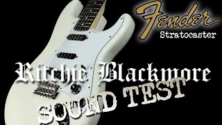 Fender Ritchie Blackmore Stratocaster SOUND TEST chords