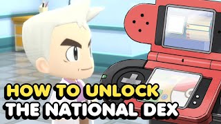How To Get The National Pokedex & Poke Radar In Pokemon Brilliant Diamond & Pokemon Shining Pearl