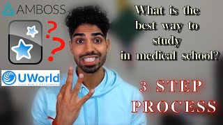 The BEST way to study in MEDICAL SCHOOL!  (3 Easy steps)