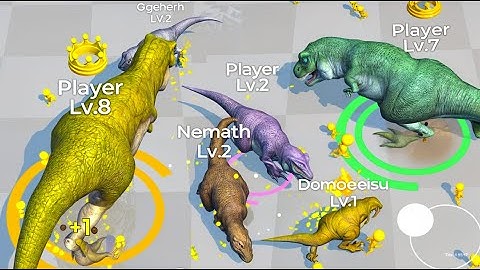 Dino io 3D game in MAX LEVEL | Dinosaur Evolution | Level Up Dinosaur | New Version