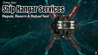 Gatac Tyilui Ship Hangar Services Test: Repair, Rearm & Refuel | Star Citizen Science & Fun 4k