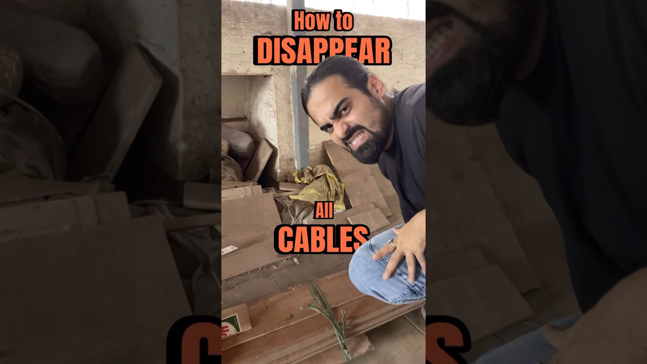 This is how you disappear wires & cables!