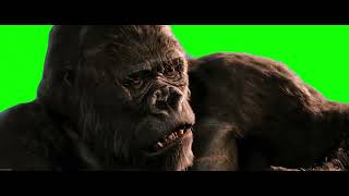 King Kong -  Kong Battles the Airplane Green Screen