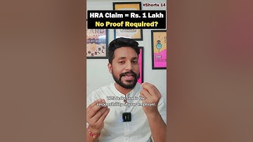HRA = 1 Lakh, No Proof Required? #Shorts 14