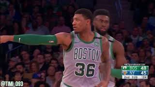 Boston Celtics Defensive Highlights vs New York Knicks (02\/24\/2018)