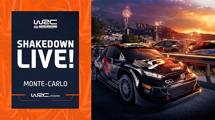 🔴 Shakedown LIVE | WRC Rallye Monte-Carlo 2024