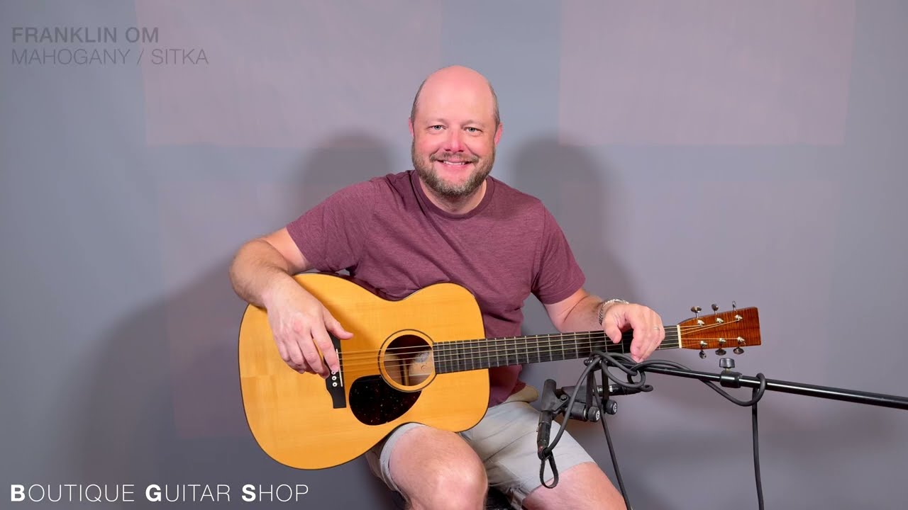 Franklin OM at Boutique Guitar Shop