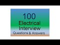 100 electrical interview questions  answers  qa  alp talks 110