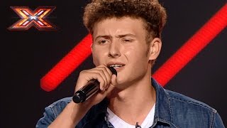Young peasant sings on The X Factor stage 2016