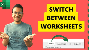 7 Easy Ways to Switch Between Sheets in Excel
