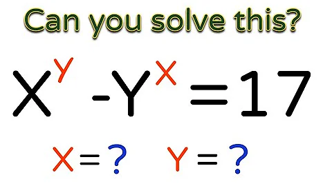 A Nice Algebra Problem | Find X=?,Y=? | How to solve???