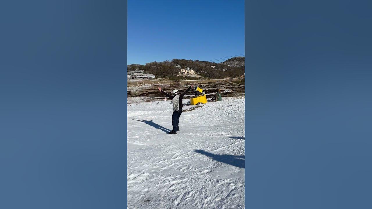 First time riding the worlds smallest skis (Snow feet) YouTube