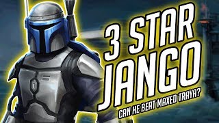 3 star Jango beats a maxed Traya?