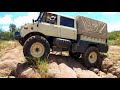 The Unimog Experience - Dry Riverbed, South Africa [Good sound]