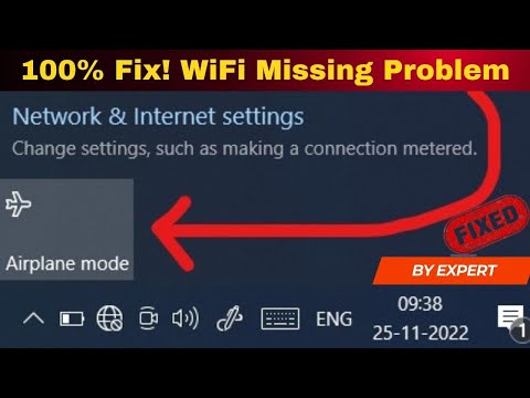 How To Fix WiFi icon Not Showing Problem on Windows 1110 in Hindi - 2023 by bYtClick