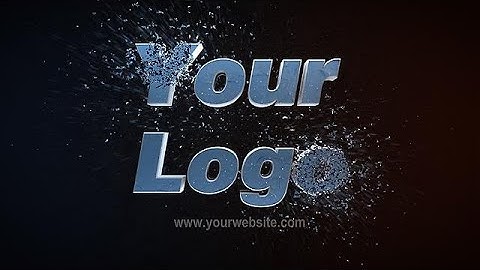 Create an Animated Logo Video Intro with Glitter Particles Effect - MakeWebVideo.com
