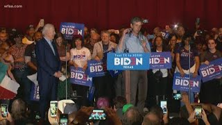 Pete Buttigieg, Amy Klobuchar, Beto O'Rourke endorse Joe Biden in Dallas