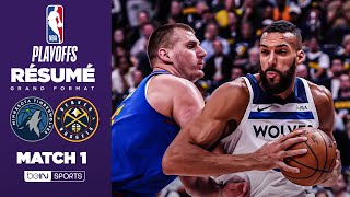 Résumé : Un Game 1 sensationnel entre les Nuggets et les Wolves, Edwards claque son record ! image