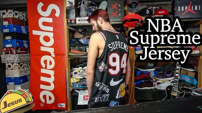 Supreme Nike/nba Teams Basketball Jersey Tank In Black