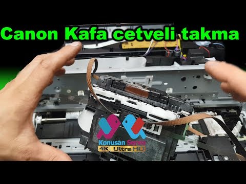 Canon MAXIFY Kafa Cetveli Nasıl Takılır