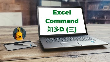 Excel Command知多D (三) (字幕版) [多謝支持! 請免費訂閱。]