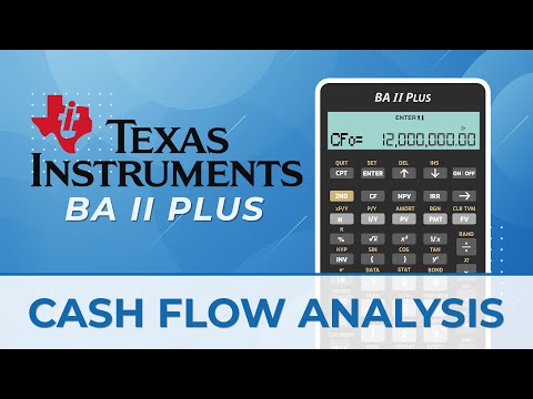 Solving Cash Flows Problems with Texas Instruments BA II Calculator (CFA, MBA, FRM)