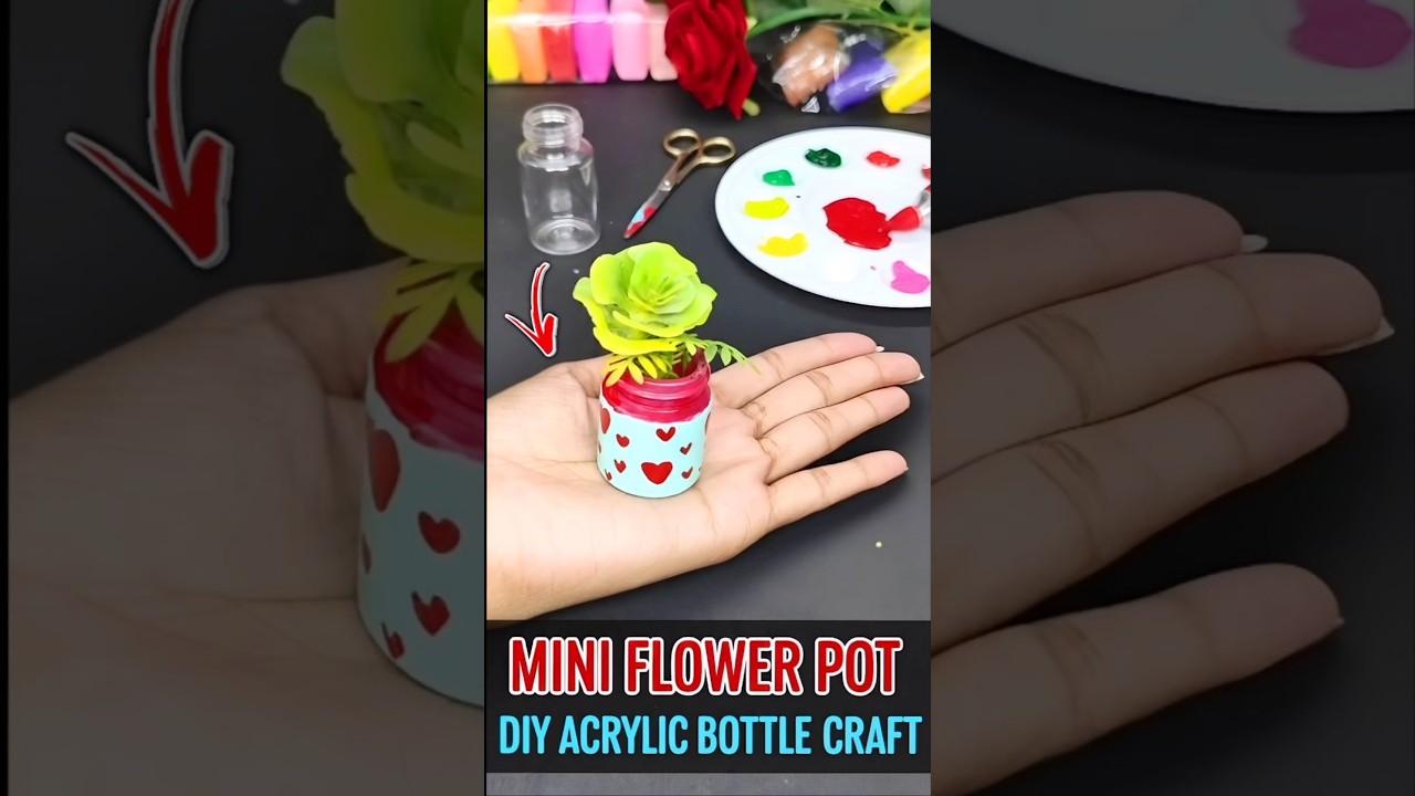World's Smallest Flower Pot? 🌸😲| Desk Decor Idea | 