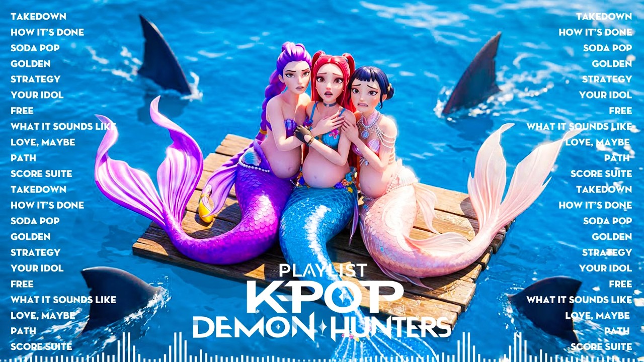 Playlist 🎬 1 Hours K Pop Demon Hunters TOP SONGS OST - Rumi’s Desperate Escape with Her Children
