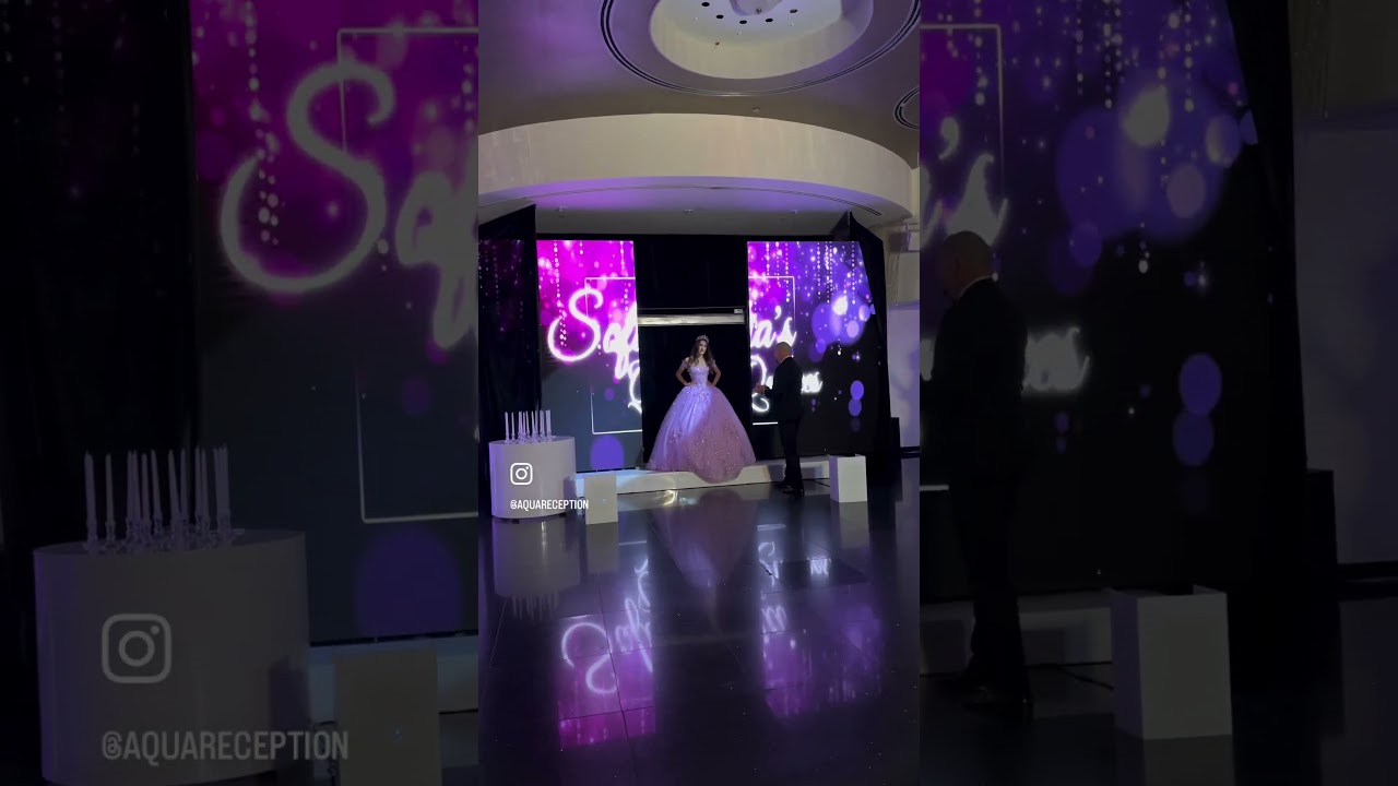 Quinceañera Celebration at Aqua Reception Hall 💖✨ | Miami Event Venue