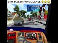 BRO HAVE DRIVING LICENSE 😂😂😂#bussimulatorindonesia #memes #bussid #core